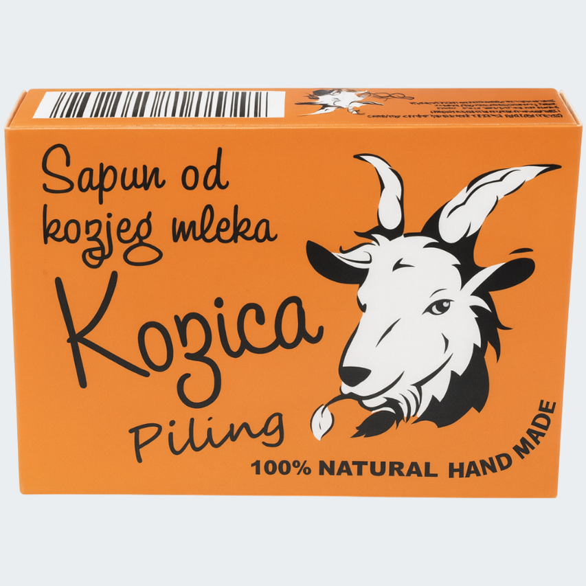 PEELING SOAP WITH GOAT MILK